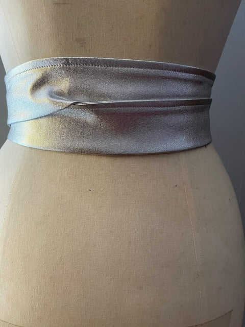 Metallic Denim Belt