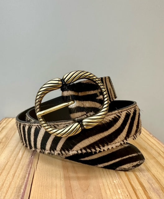 Cow Hide Animal Leather Belt