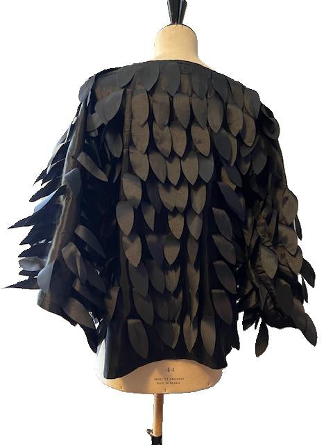 SONYA's Black Feather Blouse