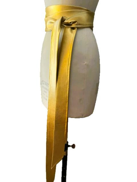 Metallic Denim Belt