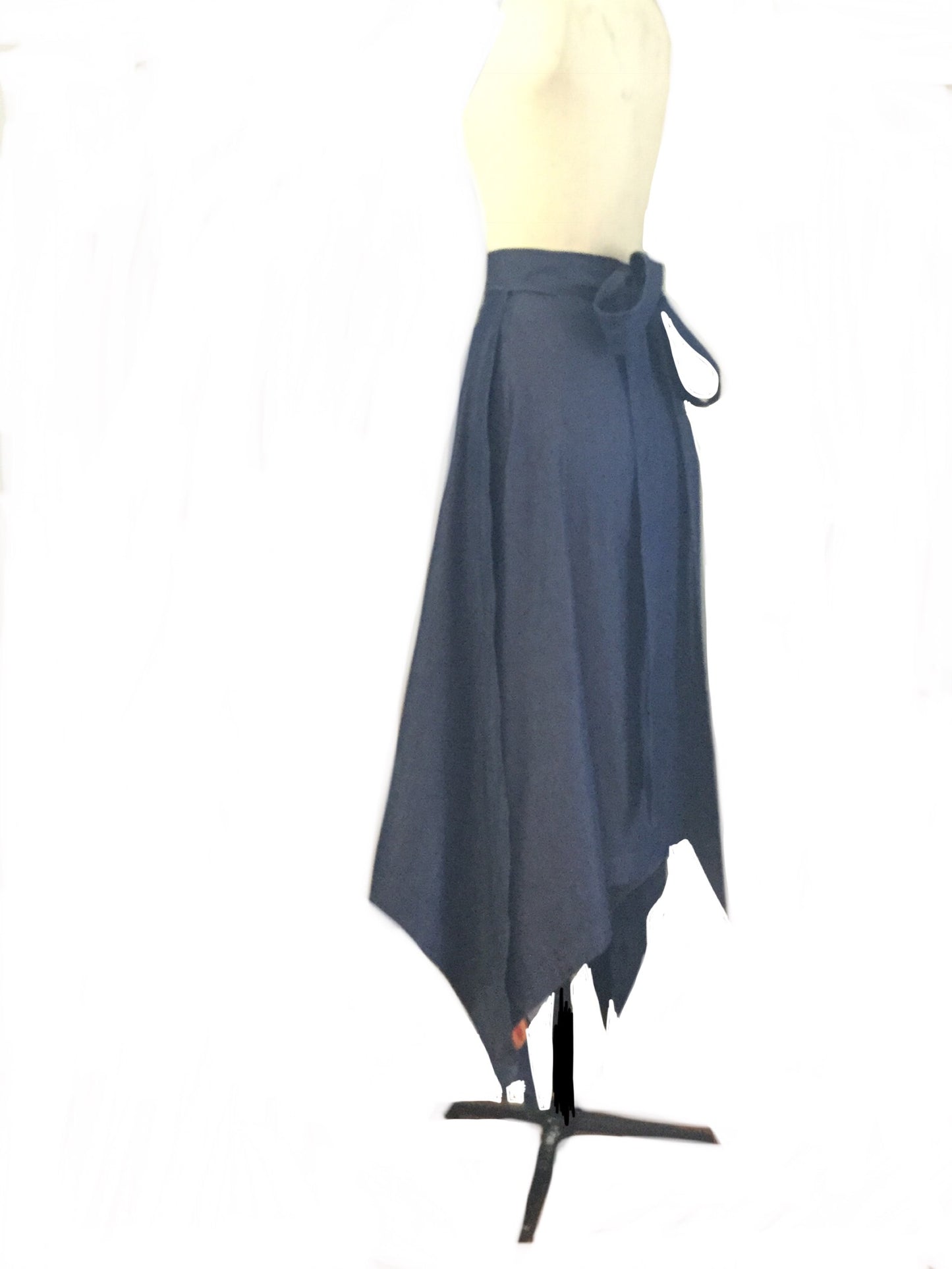 What?What? Tencel Denim Ballet Wrap Skirt