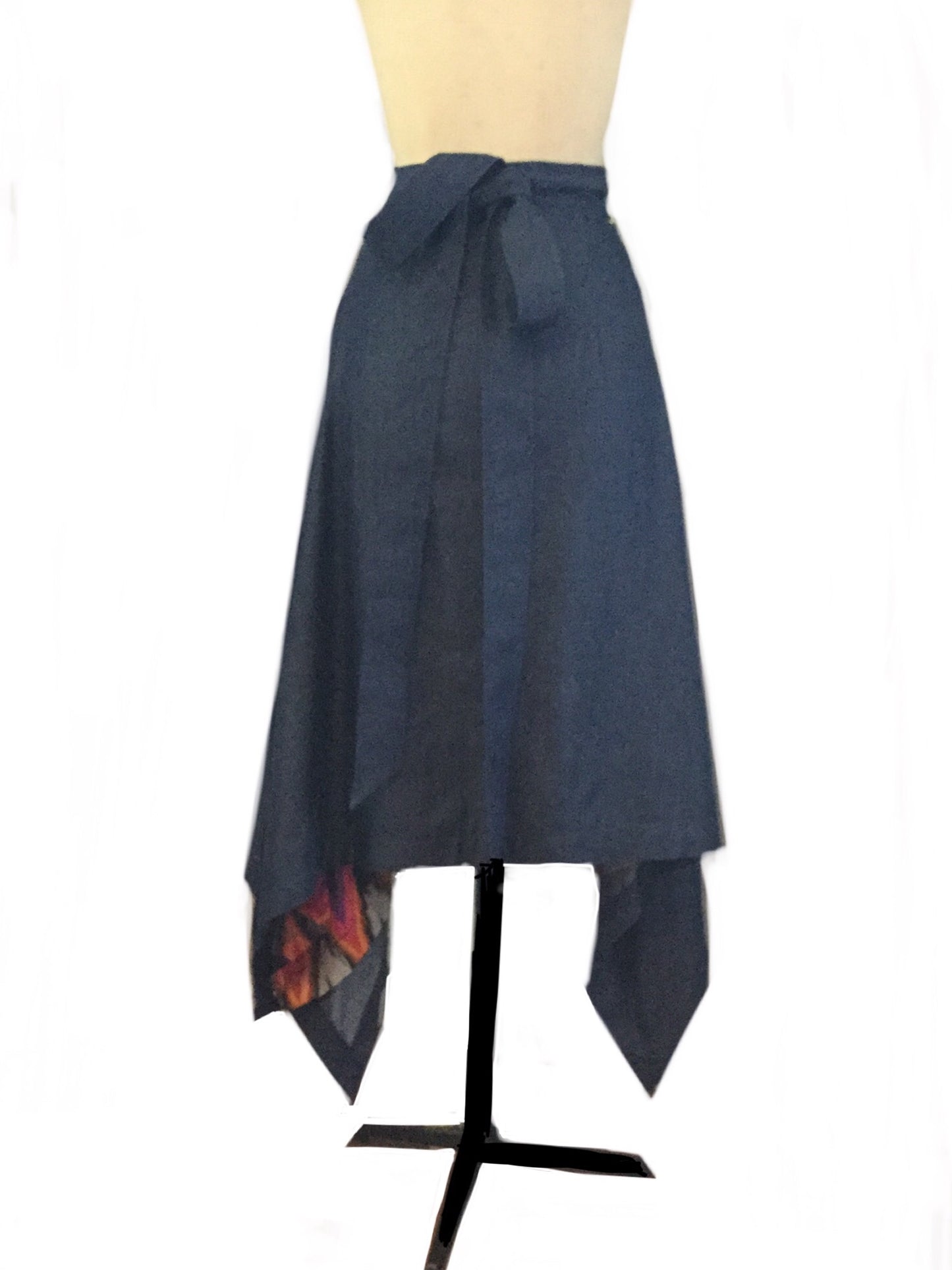 What?What? Tencel Denim Ballet Wrap Skirt