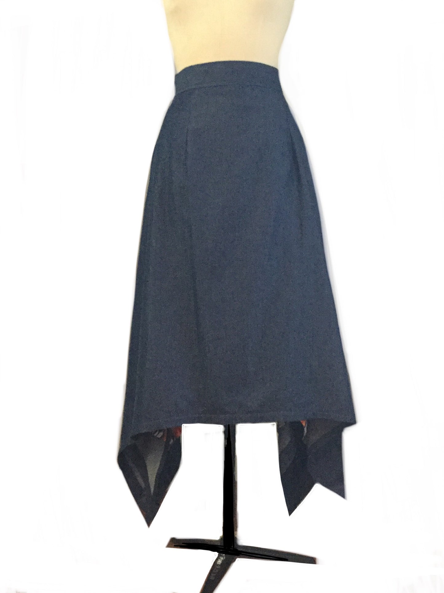 What?What? Tencel Denim Ballet Wrap Skirt