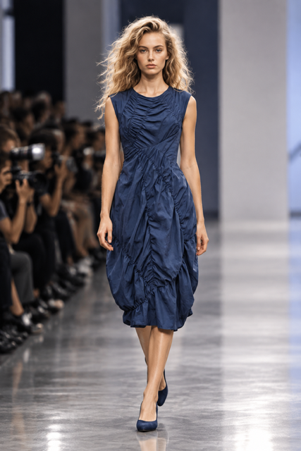 What? What? Tencel Denim Tunic Dress