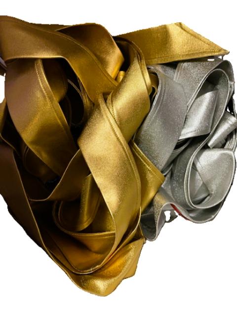 Metallic Denim Belt